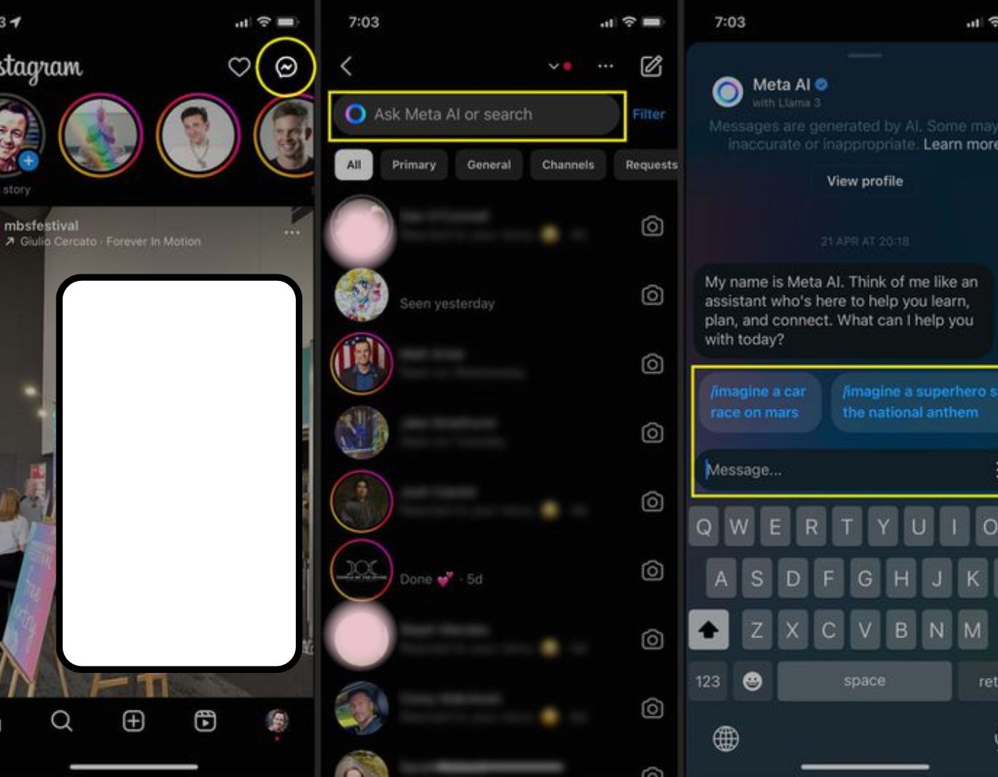 صورة لبرنامج انستجرام 