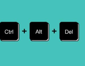 صورة استخدم Ctrl+Alt+Delete على الشاشة