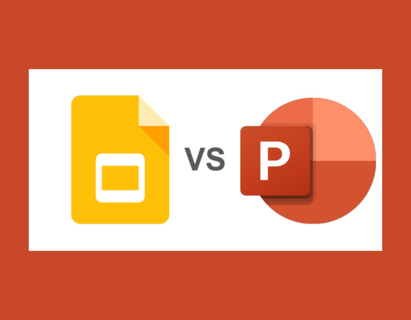 صورة لواجهة Google Slides وواجهة Microsoft PowerPoint،Google Workspace مقابل Microsoft 365: من هو الافضل