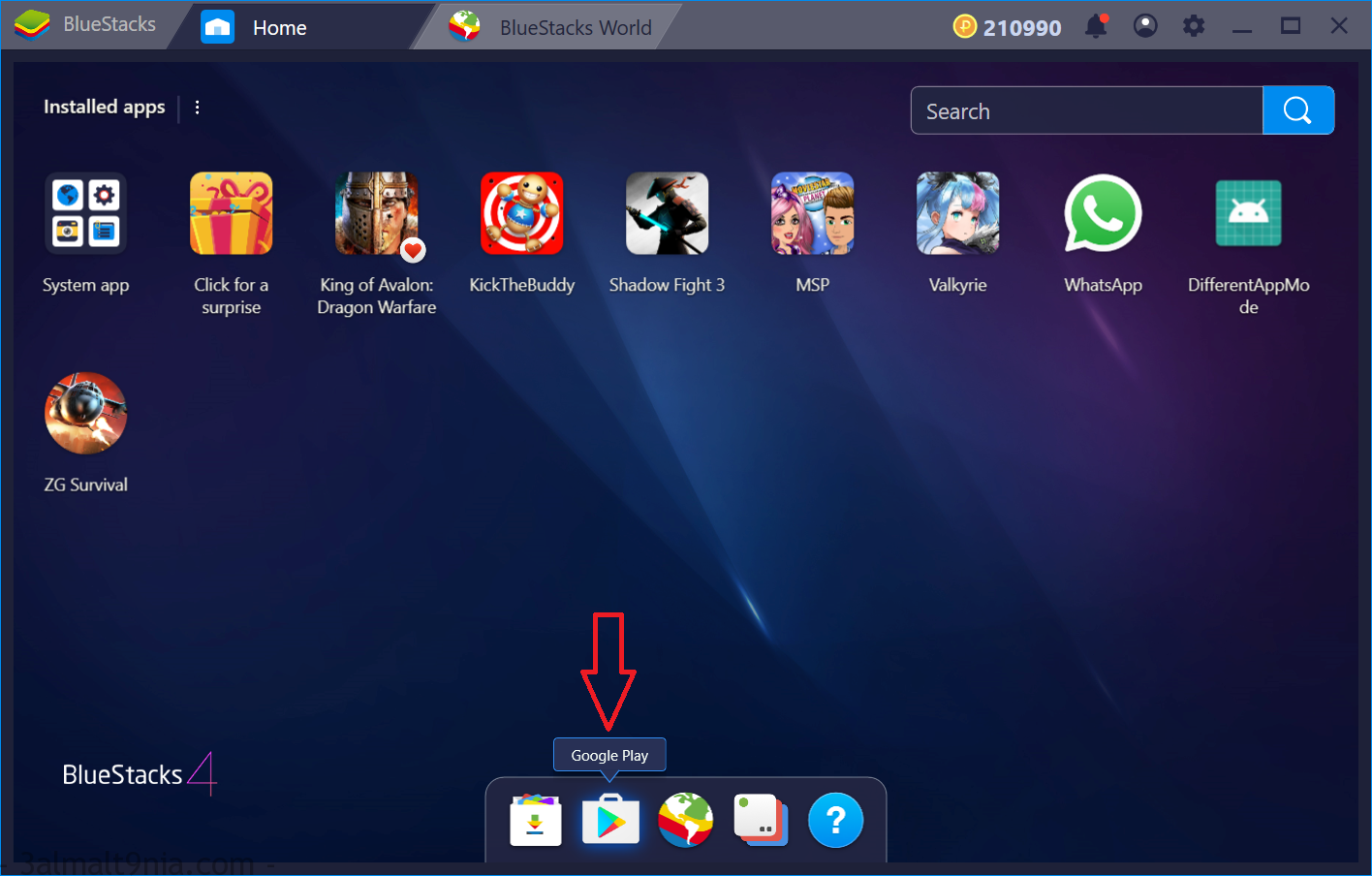 BlueStacks 5.12.108.1002 instal the new version for android