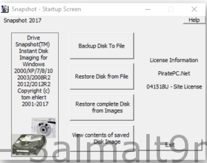 Drive SnapShot 1.50.0.1235 download the new version for windows
