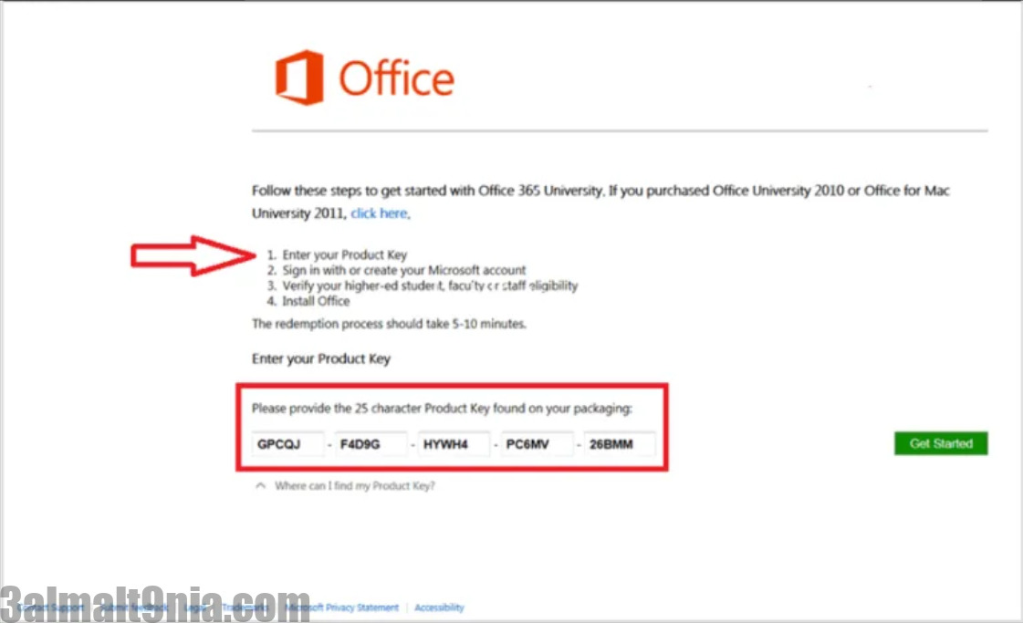 سيريال تنشيط Office 365 مفتاح اوفيس 365 اخر تحديث – Microsoft Office 365  Product Key - عالم التقنية