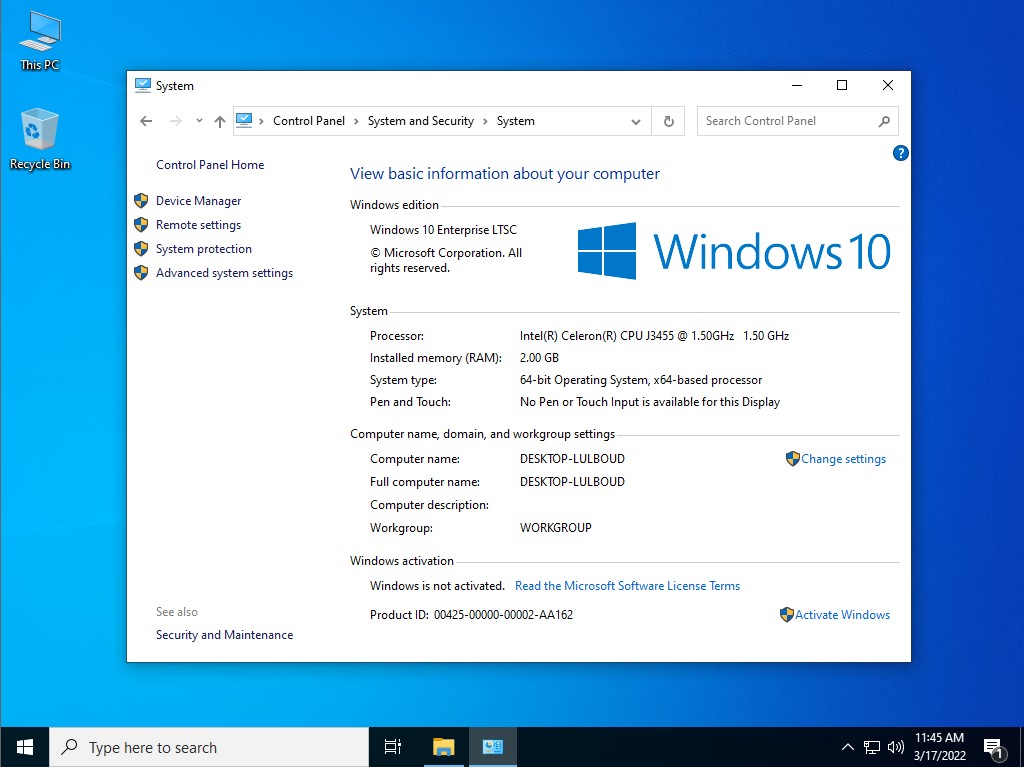 تحميل ويندوز 10 انتربرايز – Windows 10 Enterprise LTSB – أبريل 2022 QvLqIV