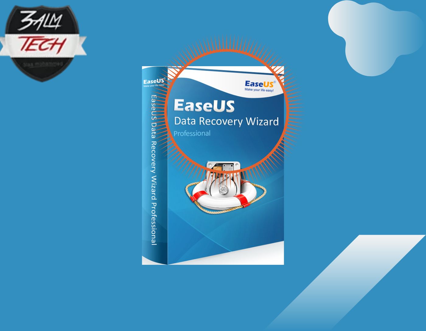 صورة واجهة برنامج EaseUS Data Recovery أفضل برامج مجانية لاسترجاع الصور المحذوفة من الكمبيوتر 2024