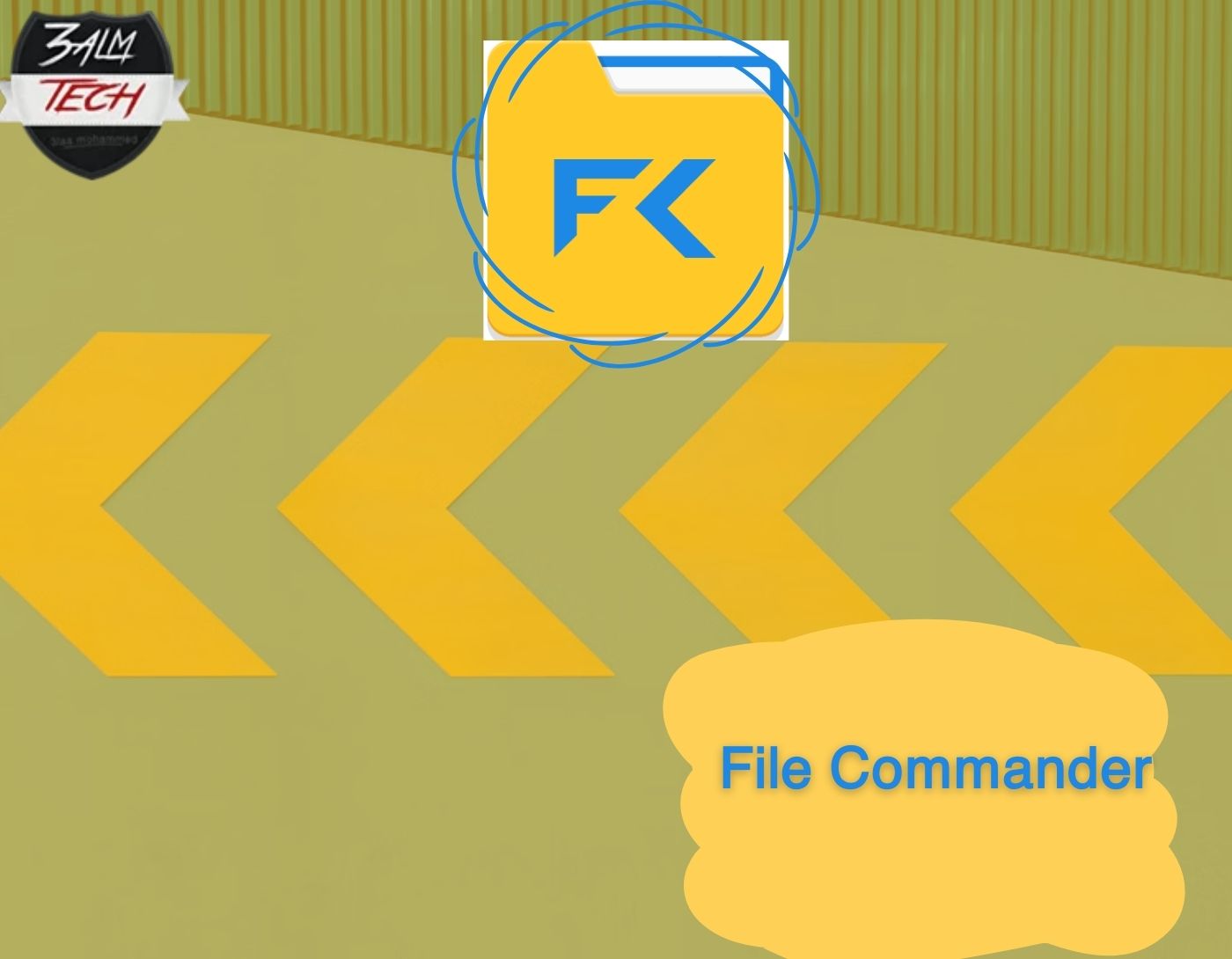 صورة واجهة برنامج File Commander،أفضل برنامج مدير ملفات للاندرويد
