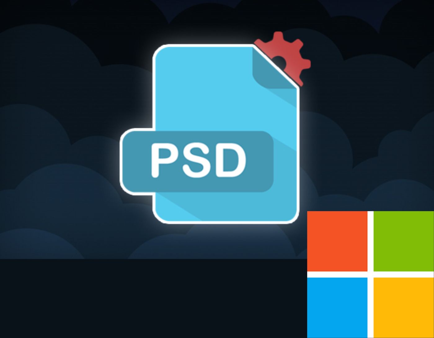 صورة لملف PSD وعلامة ماك،ما هو ملف psd وكيف يتم فتحه؟