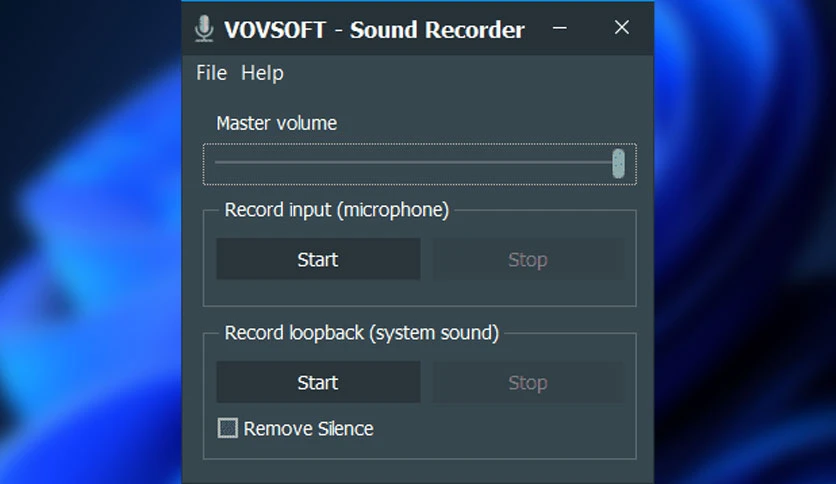 VovSoft Sound Recorder