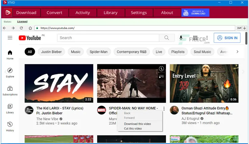 تحميل برنامج YTVD 12.3 احدث اصدار مع التفعيل