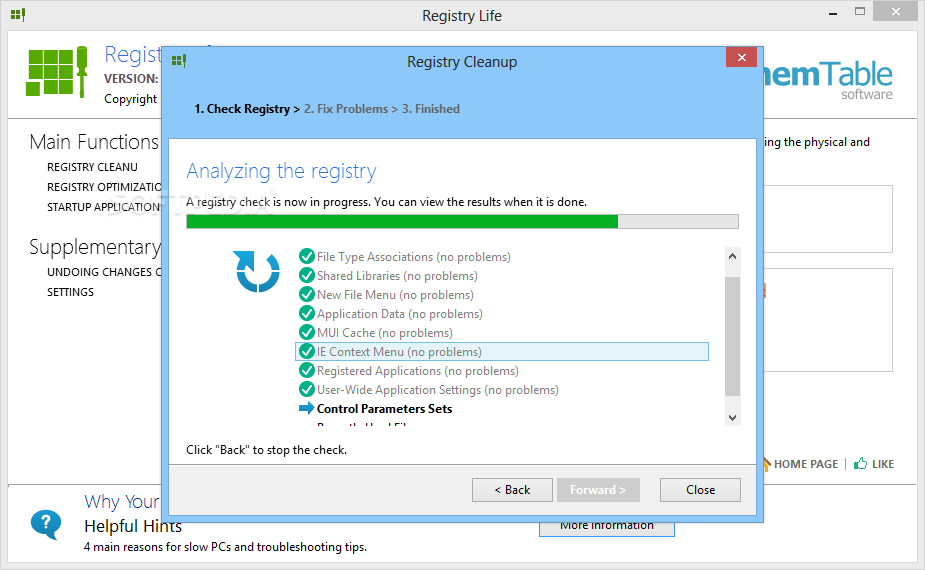 برنامج Registry Life