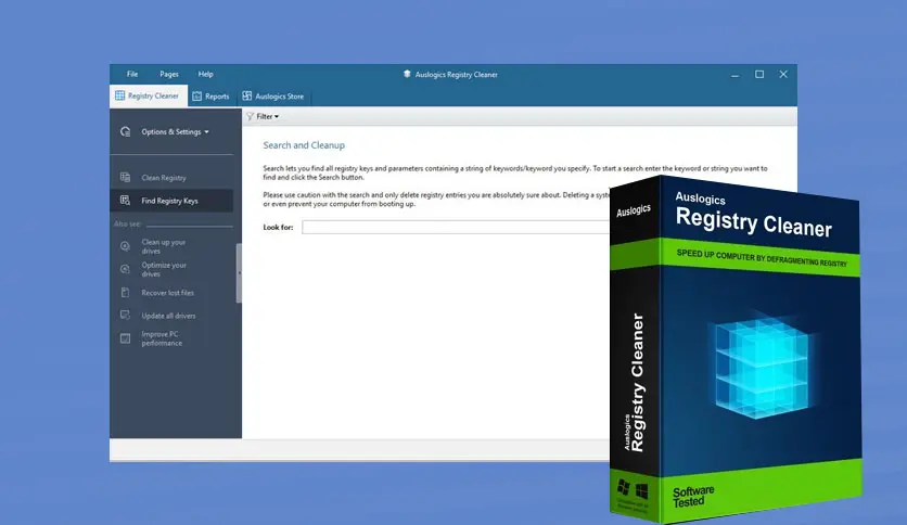 برنامج Auslogics Registry Cleaner