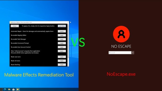 برنامج Malware Effects Remediation Tool