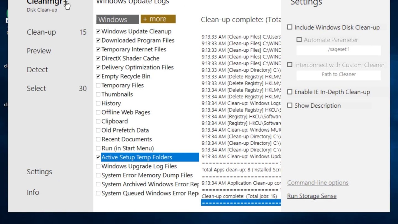 برنامج Cleanmgr+