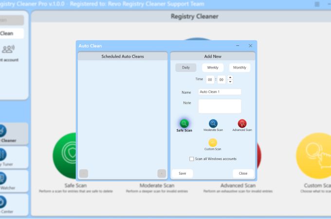 تحميل Revo Registry Cleaner Pro
