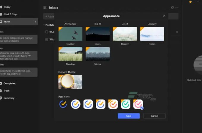 تنظيم كل شيء - تحميل TickTick Premium النسخة الكاملة