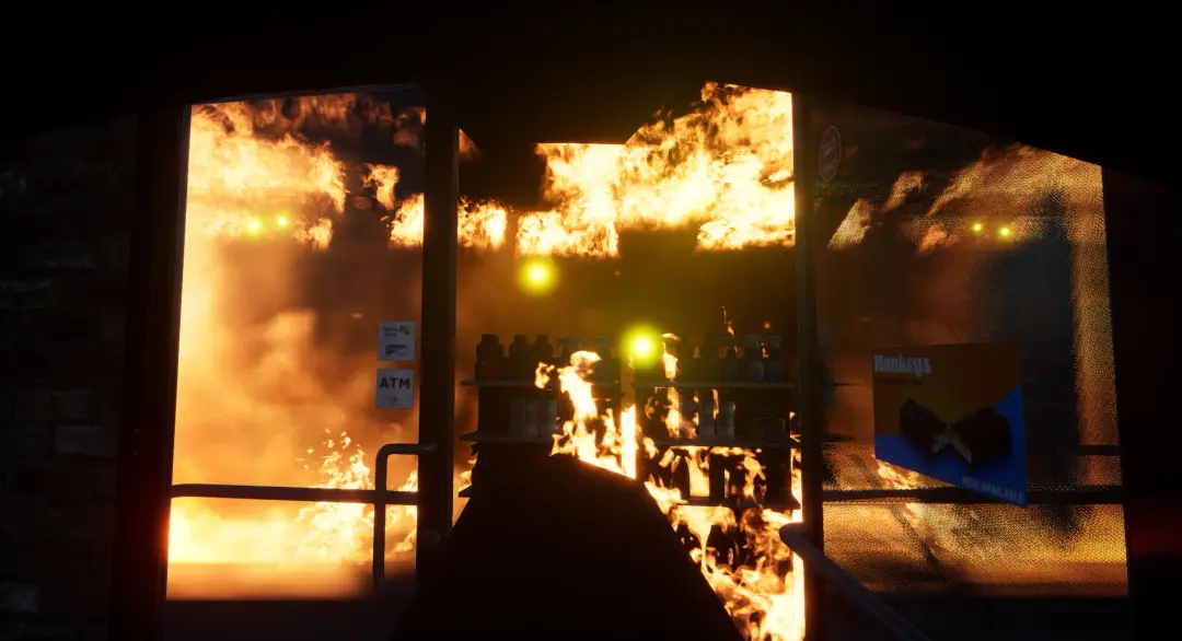 لعبة Into The Flames