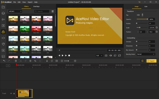 تحميل برنامج TunesKit AceMovi Video Editor كامل مع التفعيل