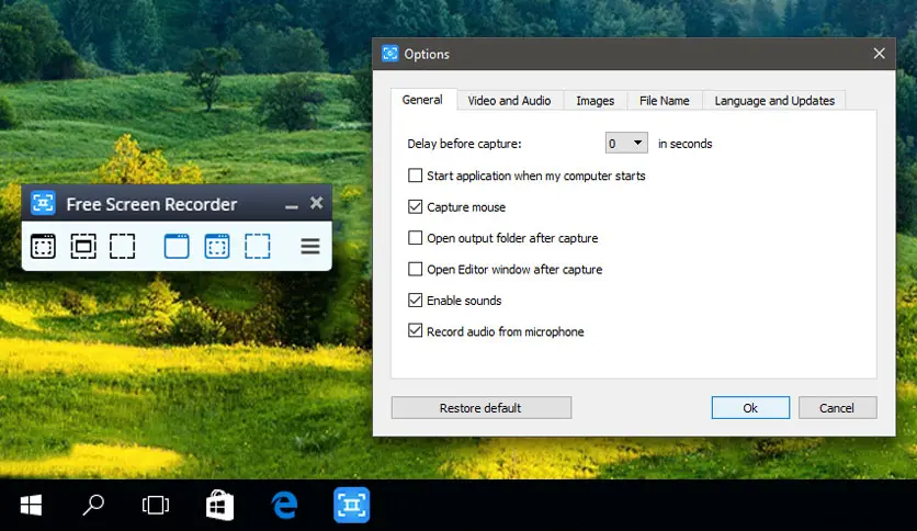 برنامج Free Screen Video Recorder Premium