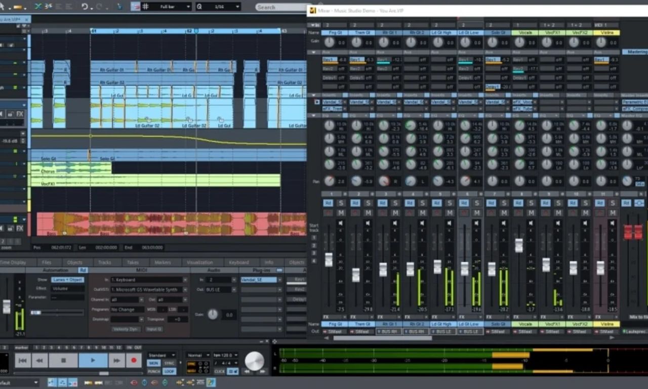 التسجيل والإنتاج والمزج والإتقان في برنامج DAW واحد - تحميل MAGIX Samplitude Pro Suite X9 مجانًا