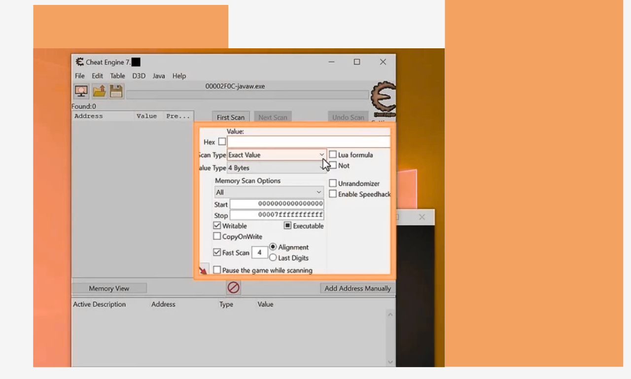 شرح برنامج Cheat Engine