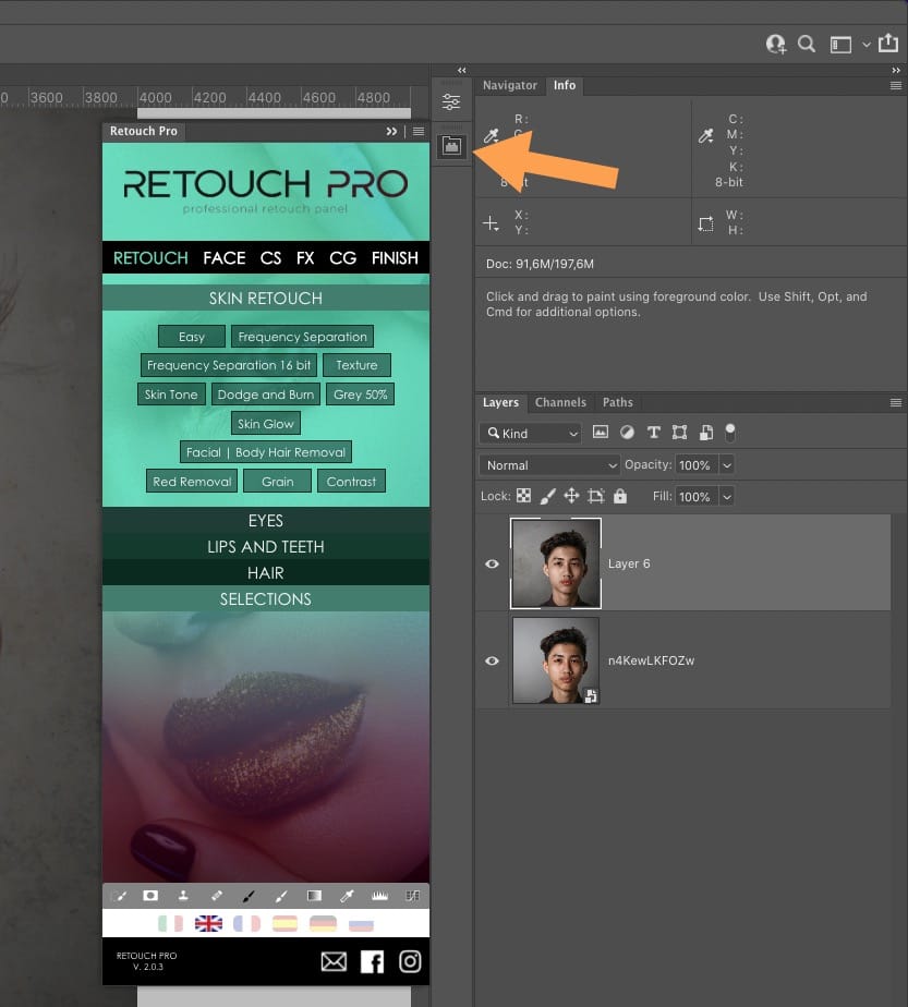 تحميل Retouch Pro for Adobe Photoshop كامل