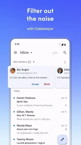 برنامج Spark Mail – AI Email Inbox