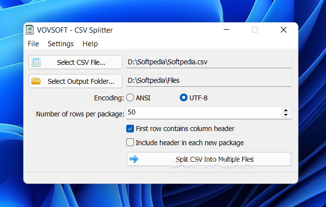 برنامج VovSoft File Splitter and Joiner
