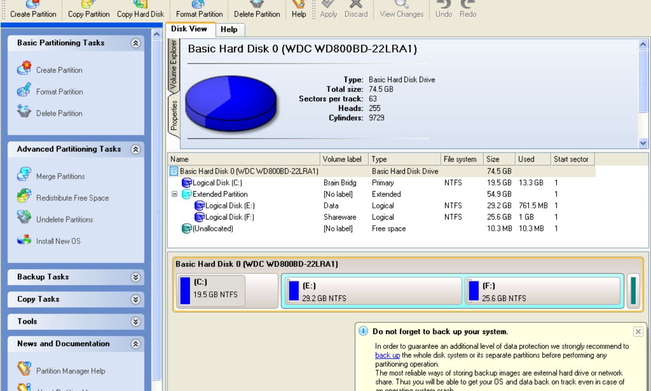 وسيلة استرداد قابلة للتشغيل ببضع نقرات - تحميل برنامجParagon Partition Manager