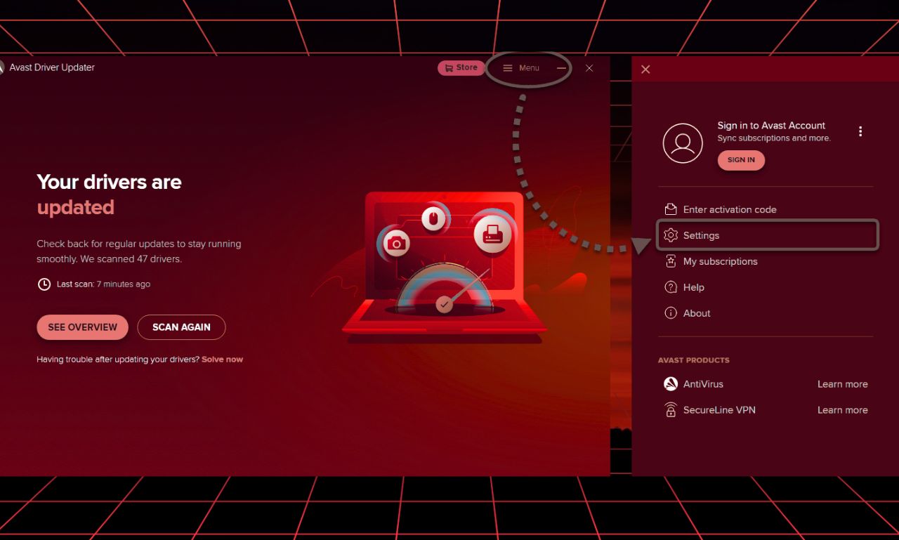 يقوم ببناء ملف تعريف فريد - تحميل برنامج Avast Driver Updater