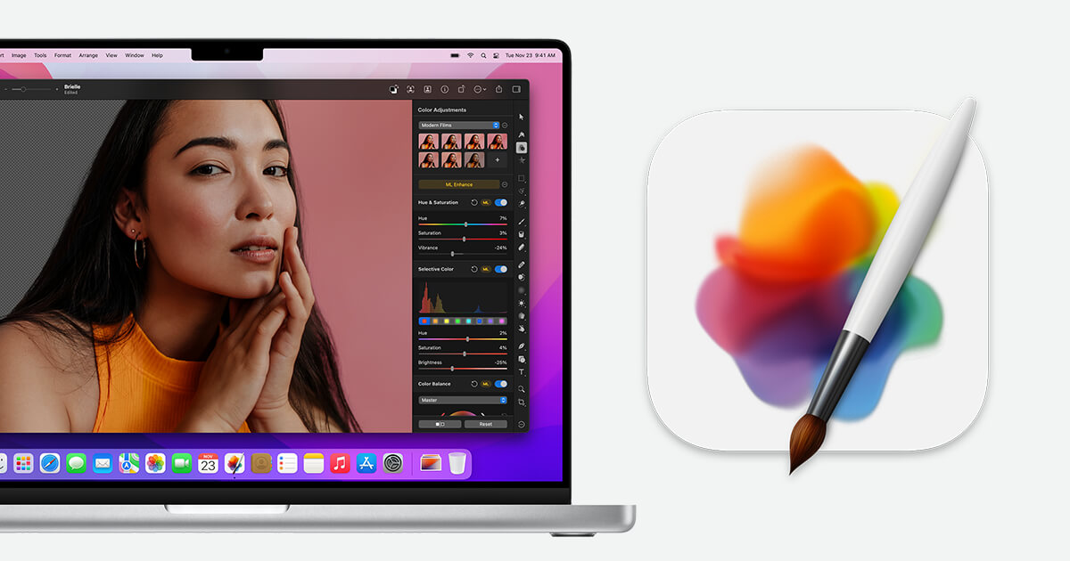 برنامج Pixelmator Pro