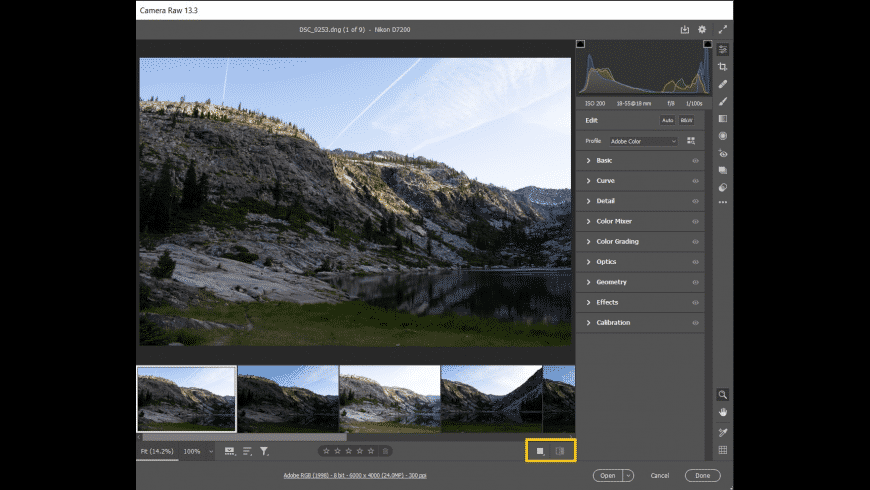 برنامج Adobe Camera Raw برنامج Adobe Camera Raw