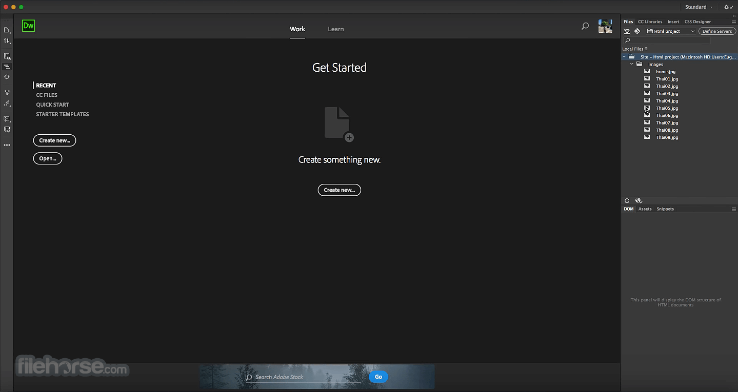 برنامج Adobe Dreamweaver