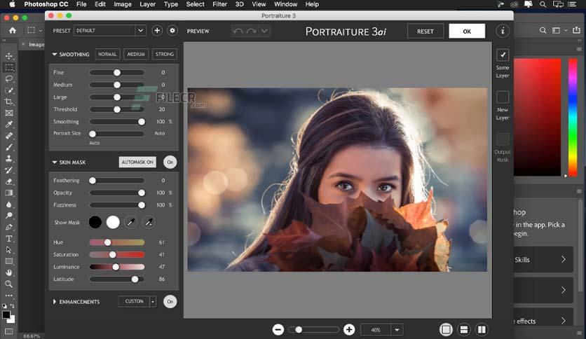 برنامج Imagenomic Portraiture