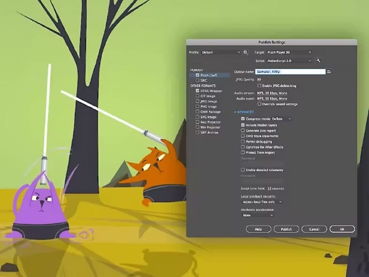 تحميل برنامج Adobe Animate للماك لتصميم الرسوم المتحركة - رابط مباشر
