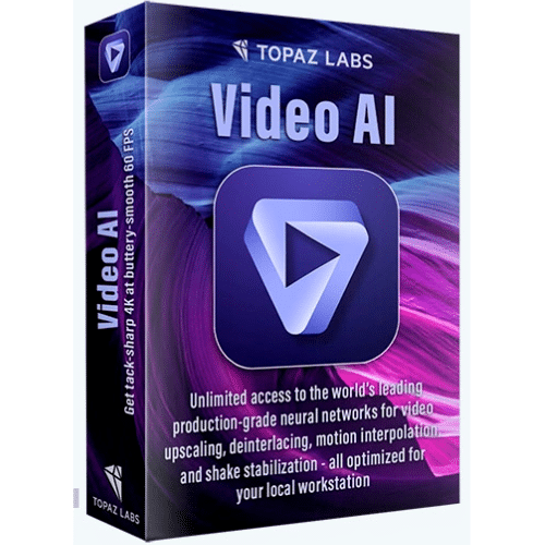 تحميل برنامج Topaz Video AI للماك لتحسين جودة الفيديو بالذكاء الاصطناعي - رابط مباشر