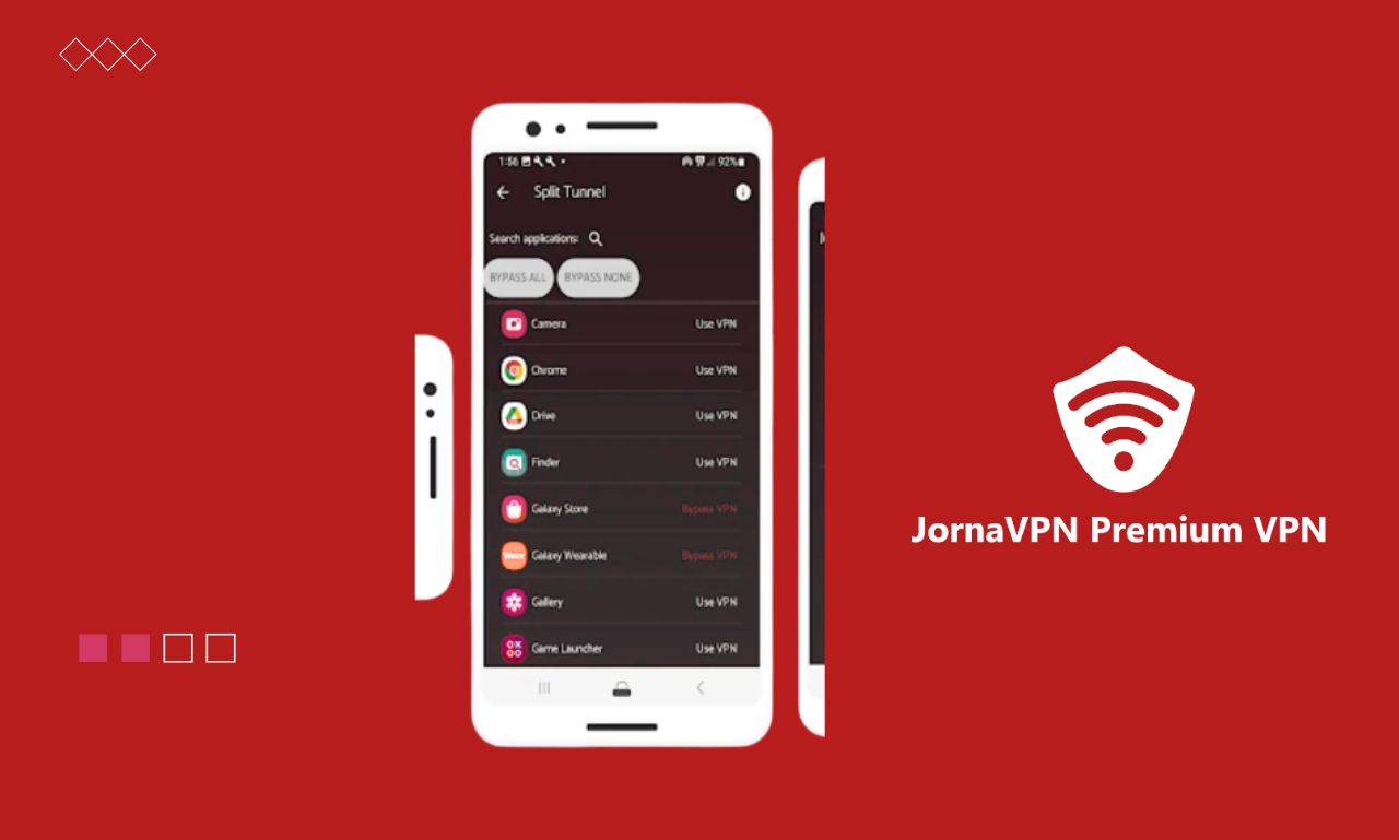 طريقة استخدام تطبيق JornaVPN - تحميل تطبيق JornaVPN