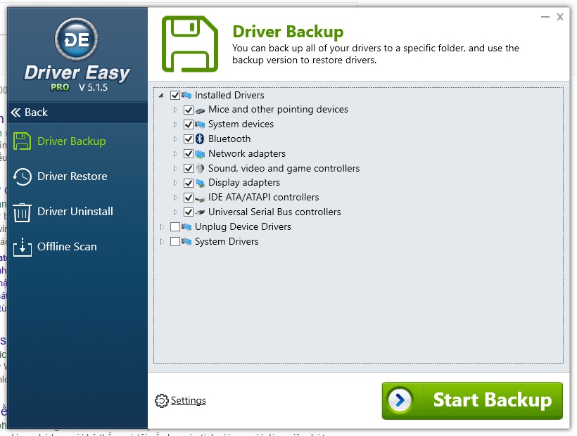 برنامج Driver Easy Professional