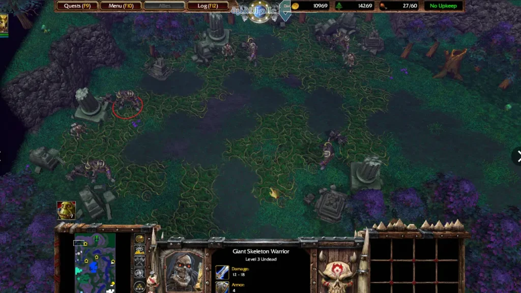 تنزيل لعبة Warcraft 3 ROC