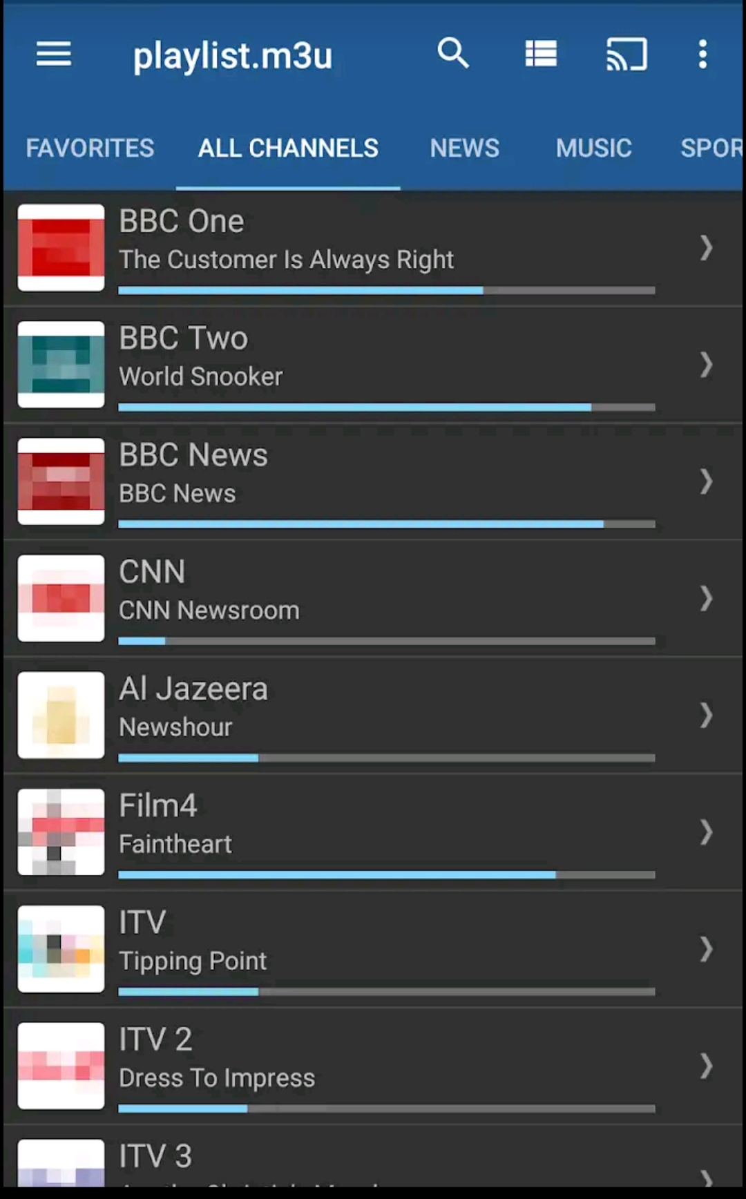 تطبيق IPTV Pro