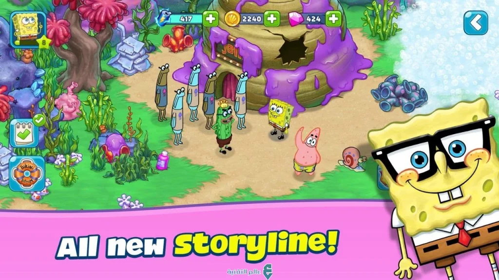 تنزيل لعبة SpongeBob’s Idle Adventures