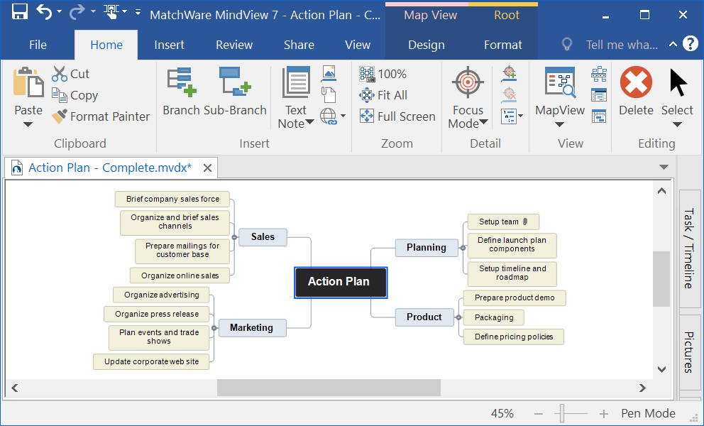 تحميل برنامج MatchWare MindView لرسم الخرائط الذهنية - رابط مباشر