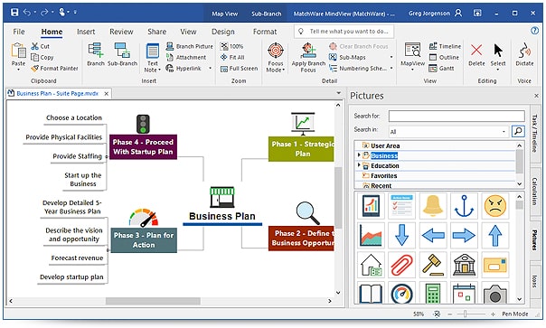 تحميل برنامج MatchWare MindView لرسم الخرائط الذهنية - رابط مباشر