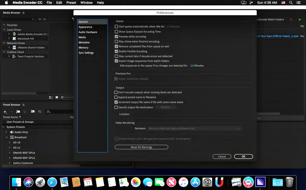Adobe Media Encoder