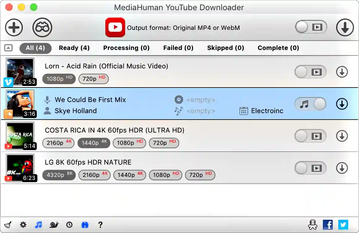 MediaHuman YouTube Downloader