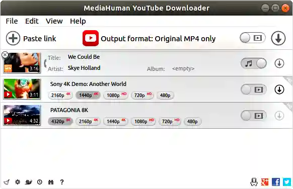 MediaHuman YouTube Downloader