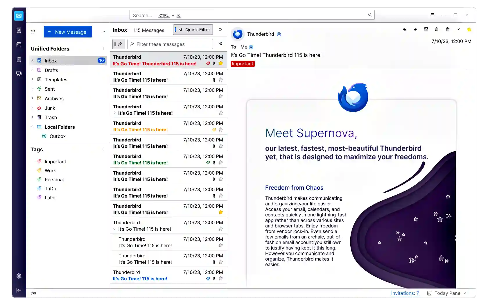 Mozilla Thunderbird 