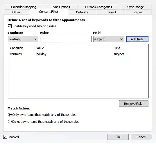 gSyncit for Microsoft Outlook 