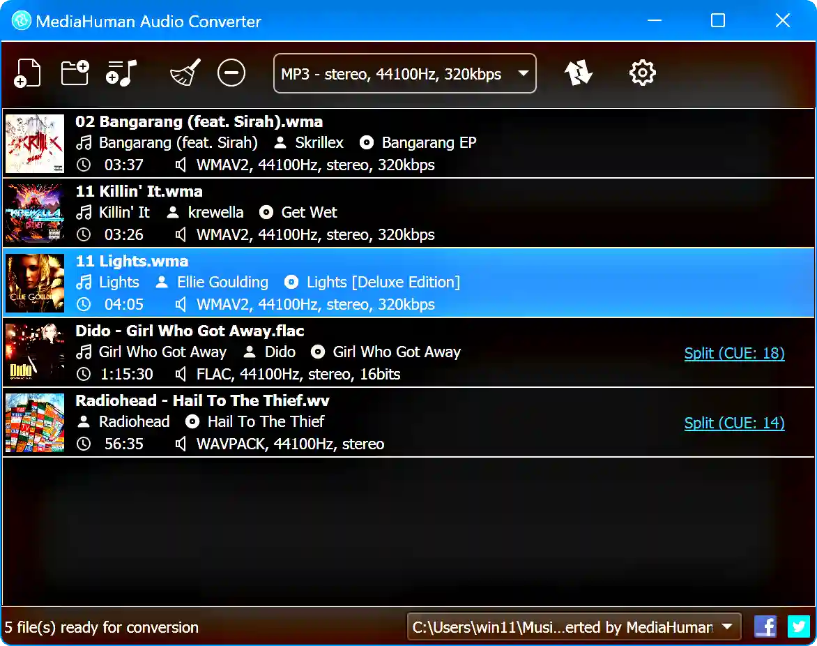 MediaHuman Audio Converter 